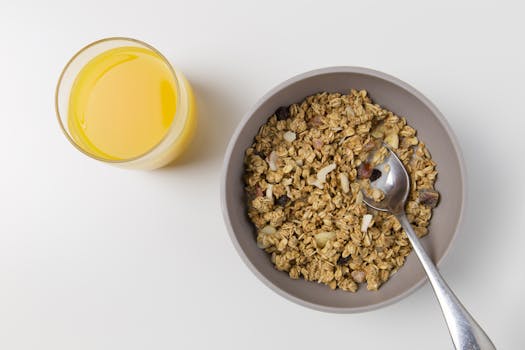 nutritious foods on a table