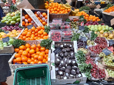 colorful array of vegetables