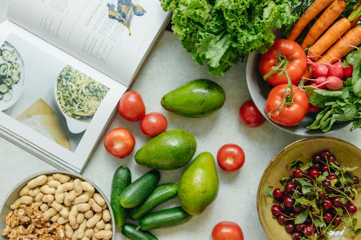 variety of fruits and vegetables