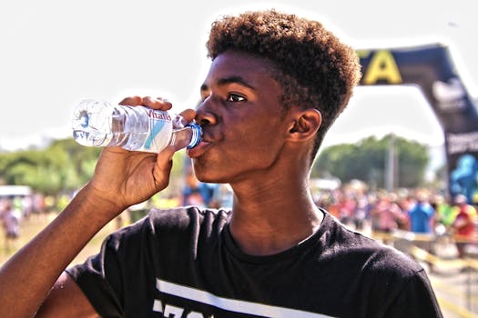 athletes staying hydrated