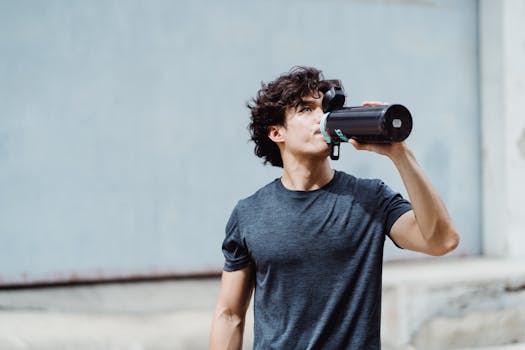 hydration needs for active men