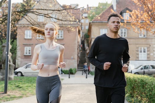 man exercising outdoors