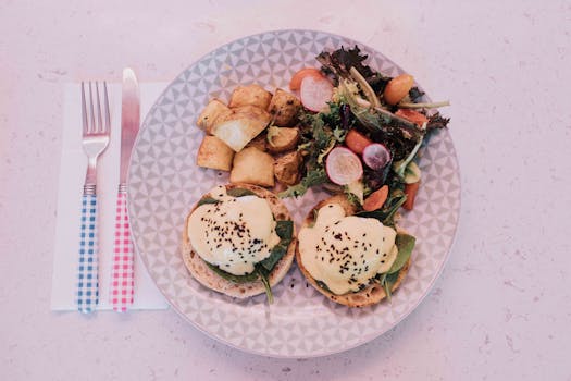 healthy breakfast options on a table