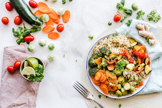 steamed broccoli and carrots