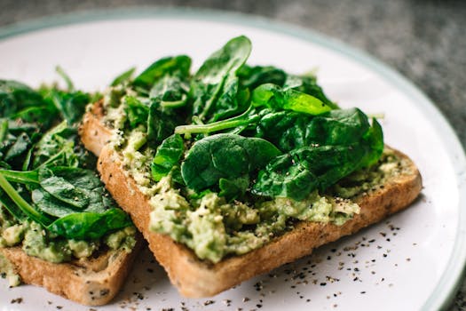 healthy meal with vegetables and grains